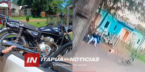 APREHENDEN A MOTOCICLISTA QUE HABRÍA ATROPELLADO A UN NIÑO EN FRAM - Itapúa Noticias