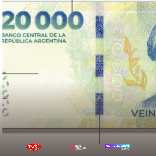 Argentina lanza billetes de 20.000 pesos en medio de una inflación histórica - TVS