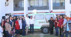 Diario HOY | Fortalecen la salud en Guairá con nuevos médicos y ambulancia O km