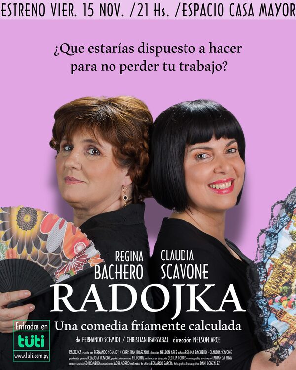 Este viernes se estrena en Casa Mayor la exitosa comedia uruguaya Radojka - trece