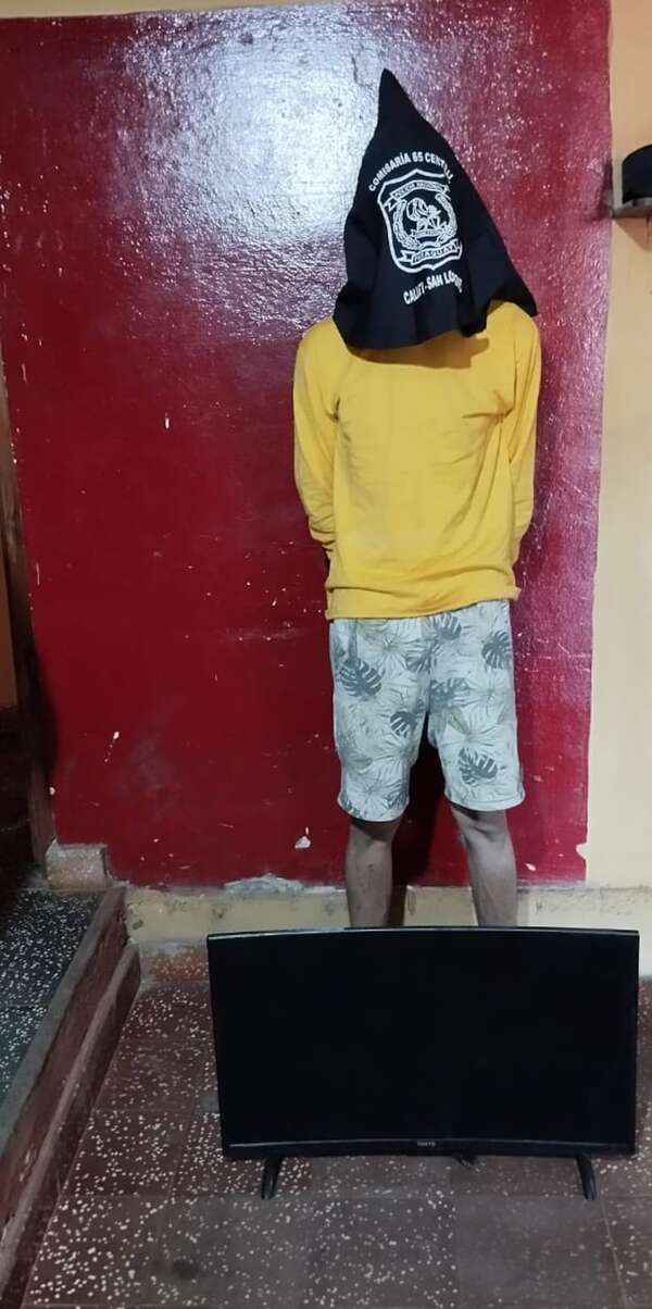 Detienen a presunto autor de hurto domiciliario en San Lorenzo - Policiales - ABC Color