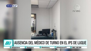 Ausencia del médico de turno en el IPS de Luque