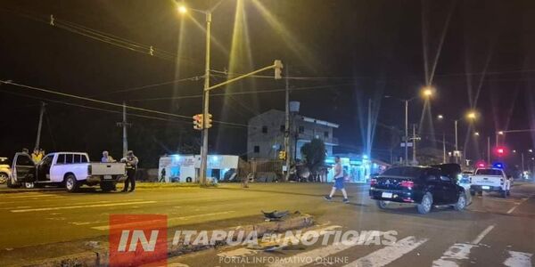  MENOR RESULTÓ CON LESIONES TRAS ACCIDENTE EN ENCARNACIÓN  - Itapúa Noticias