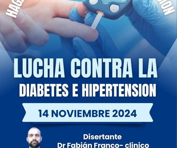 Realizan charla en día de la lucha contra la diabetes