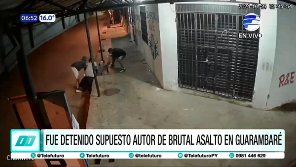 Detienen a supuesto autor de brutal asalto en Guarambaré