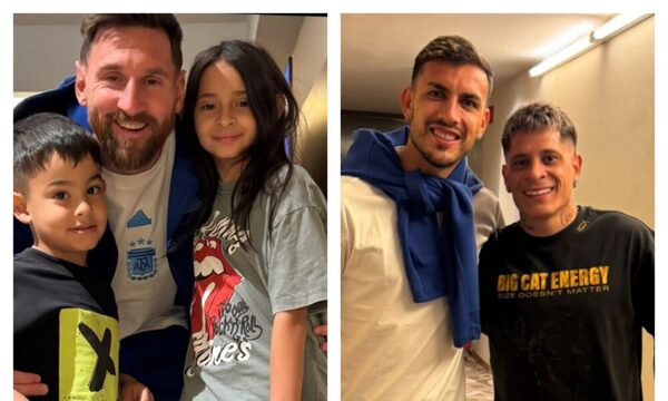 Iturbe cumplió sueño a sus hijos: ¡Conocieron a Messi!