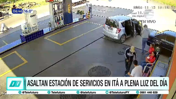 Así asaltaron una estación de servicios en Itá