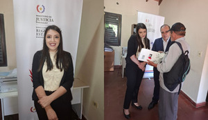 Andrea Duarte Ortiz asume la dirección de la Oficina Regional del Registro Civil en Itapúa