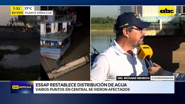 Video: Essap restablece distribución de agua tras rotura de equipo de bombeo - ABC Noticias - ABC Color