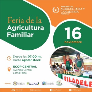 Mag inauguró una Feria de la Agricultura Familiar en Loma Plata: Impulso a los productores chaqueños • PARAGUAY TV