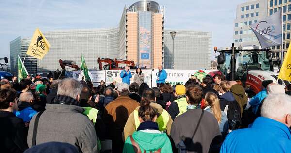 La Nación / Agricultores europeos se manifestaron contra el acuerdo UE-Mercosur