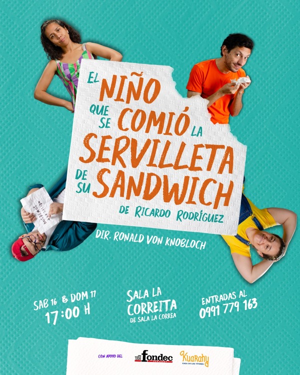Últimas funciones de “El niño que se comió la servilleta de su sándwich” • PARAGUAY TV