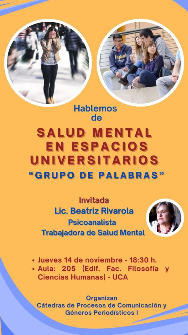 Universitarios conversarán sobre salud mental y tecnologías - Portal Digital Cáritas Universidad Católica