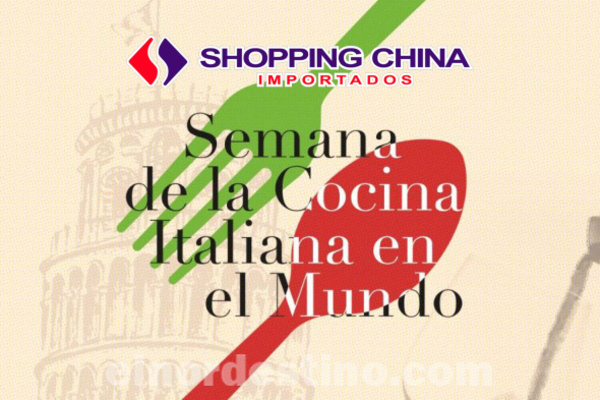 Promociones y Ofertas especiales durante la Semana de la Cocina Italiana en Shopping China Importados de Pedro Juan Caballero - El Nordestino