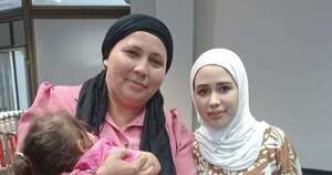 La Nación / Luego de 24 años paraguaya se reencuentra con su hija y nieta que estaban en el Líbano