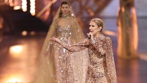 Celine Dion reaparece en exclusivo desfile en Arabia Saudita