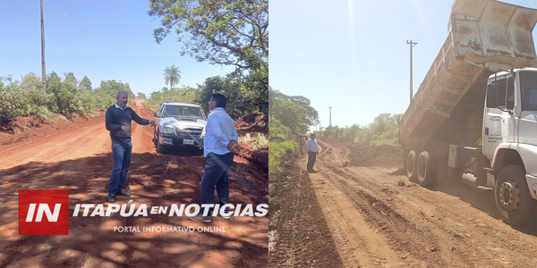 INICIAN TRABAJOS DE REPARACIÓN Y ENRIPIADO EN CAMINOS RURALES DE GENERAL ARTIGAS - Itapúa Noticias