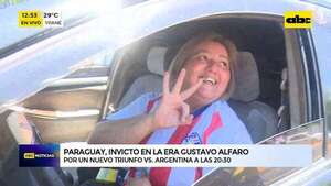 Con la Albirroja más puesta que nunca: así está Ypané a horas de Paraguay vs. Argentina - ABC Noticias - ABC Color