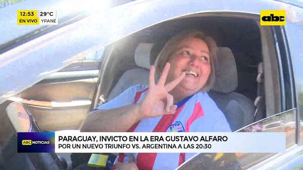 Con la Albirroja más puesta que nunca: así está Ypané a horas de Paraguay vs. Argentina - ABC Noticias - ABC Color