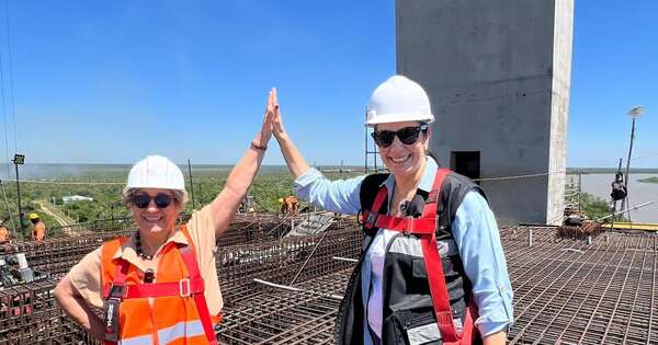 La Nación / Puente de la Bioceánica presenta avance de 62 % y esperan su finalización para marzo de 2026