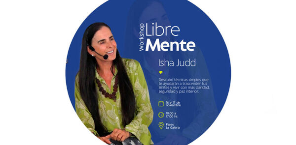Banco Continental invita al taller de Isha Judd sobre bienestar integral y salud mental