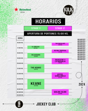Confirman horario de presentación de los grupos en el Kilkfest 2024 • RADIO NACIONAL