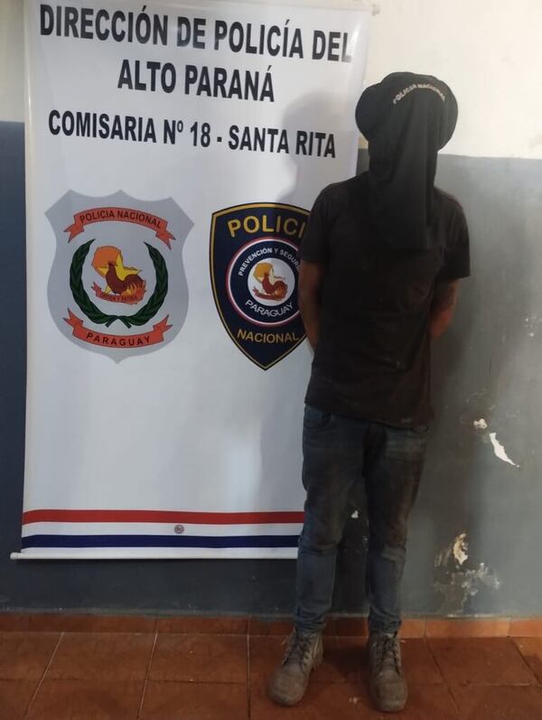 Piden prisión de presunto ladrón reincidente en Santa Rita - ABC en el Este - ABC Color