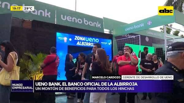 Ueno Bank acompaña a la Albirroja: actividades y beneficios para los hinchas - Mundo empresarial - ABC Color