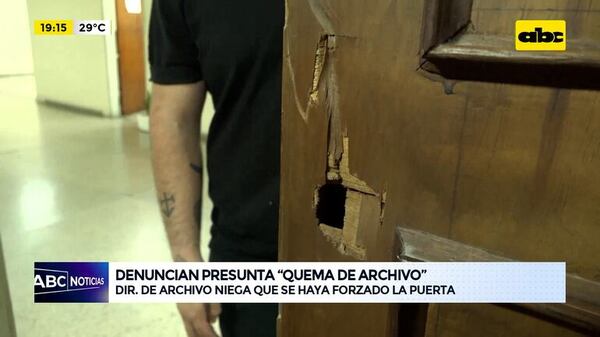 Video: sospechosa “avería de cerradura” en archivo del Palacio de Justicia - ABC Noticias - ABC Color