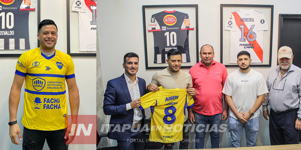 JORGE MOREIRA FUE PRESENTADO EN EL CLUB SOCIAL Y DEPORTIVO ENCARNACIÓN - Itapúa Noticias