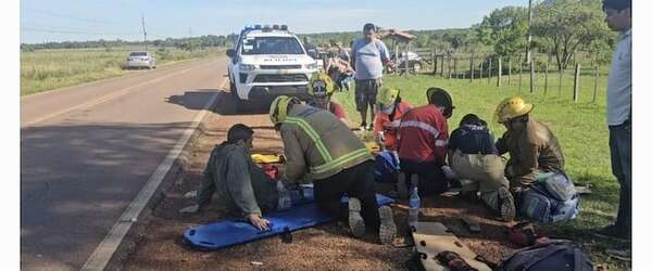 Accidente en el tramo Carapeguá-Acahay deja tres heridos - Policiales - ABC Color