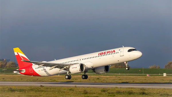 Iberia estrena el nuevo A321XLR a nivel mundial
