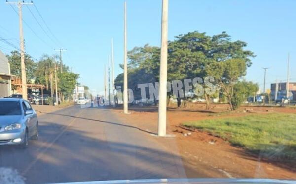 Ande suspende instalación incorrecta de columnas sobre colectoras de ruta PY02 – Diario TNPRESS