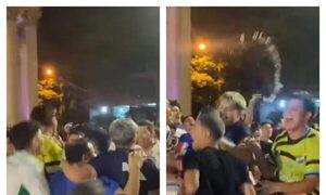 (VIDEO)Persona con discapacidad destacó que hinchas lo incluyeron sin conocerlo en los festejos