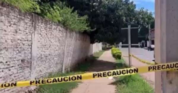 La Nación / Muralla de una escuela de San Lorenzo está al borde del colapso