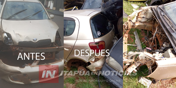 DESARMADERO MUNICIPAL: SIGUEN SIN DAR RESPUESTAS A LA VÍCTIMA DE AUTOMÓVIL DESMANTELADO - Itapúa Noticias