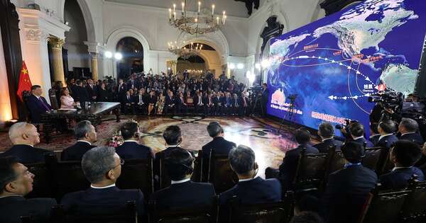 La Nación / El presidente de China inauguró en Perú su primer megapuerto en Sudamérica