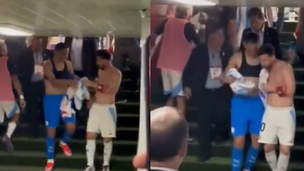 [VIDEO] ¡Mirá quién se quedó con la remera de Leo Messi!