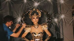 Naomi Méndez rinde tributo a Las Residentas en preliminar de Miss Universo