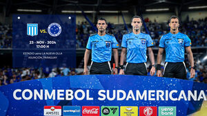 Conmebol designa a los árbitros para la final de la Sudamericana • PARAGUAY TV