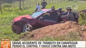 Grave accidente de tránsito en Carapeguá