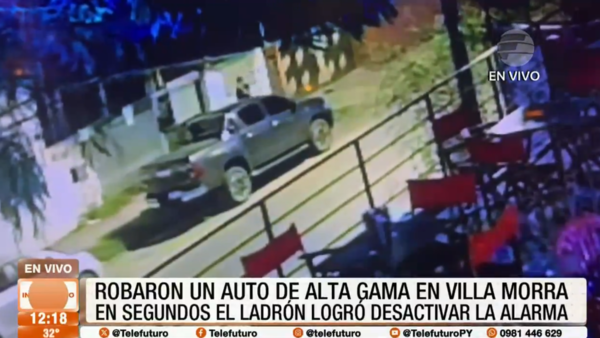Robaron un vehículo de alta gama en el barrio Villa Morra