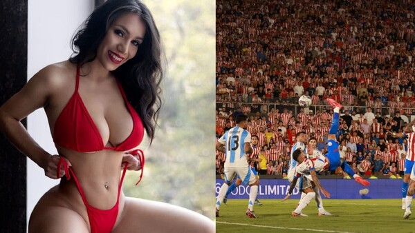“Si gana Paraguay salgo a cenar con un seguidor”, dijo la modelo Karina Flores