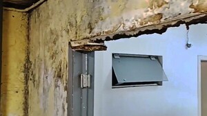 CDE: Filtraciones y hongos afectan techo y paredes de Hospital Regional