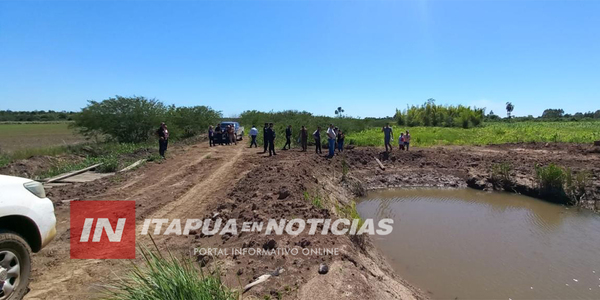 FISCALÍA AMBIENTAL DE ITAPÚA INVESTIGA EL SUPUESTO REPRESAMIENTO DE UN CAUCE HÍDRICO - Itapúa Noticias
