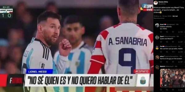 El picante posteo de “Malala” sobre “Tonny” y Messi que se volvió tendencia en redes