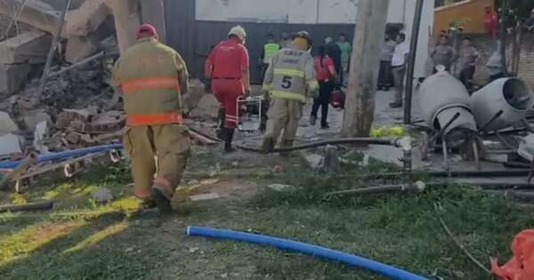 Diario HOY | Explosión y derrumbe en fábrica de hielo en Villa Elisa