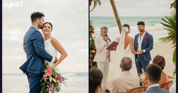 Renato Prono y Alba Riquelme sellan su amor con una boda de lujo en Varadero