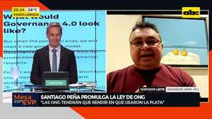 Peña promulga ley anti-ONG: “tenemos que seguir transparentando”, dice senador - Mesa de Periodistas - ABC Color