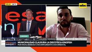 Clausura de discoteca Kingfish: “es un local antiguo y le faltan refacciones” - Mesa de Periodistas - ABC Color